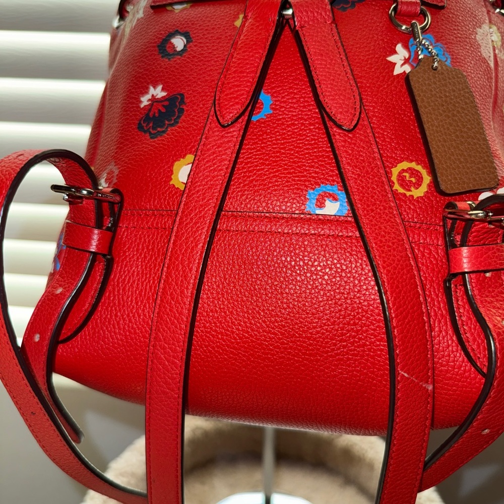 Coach Mini Turnlock Rucksack Backpack  NWOT - Picture 5 of 6